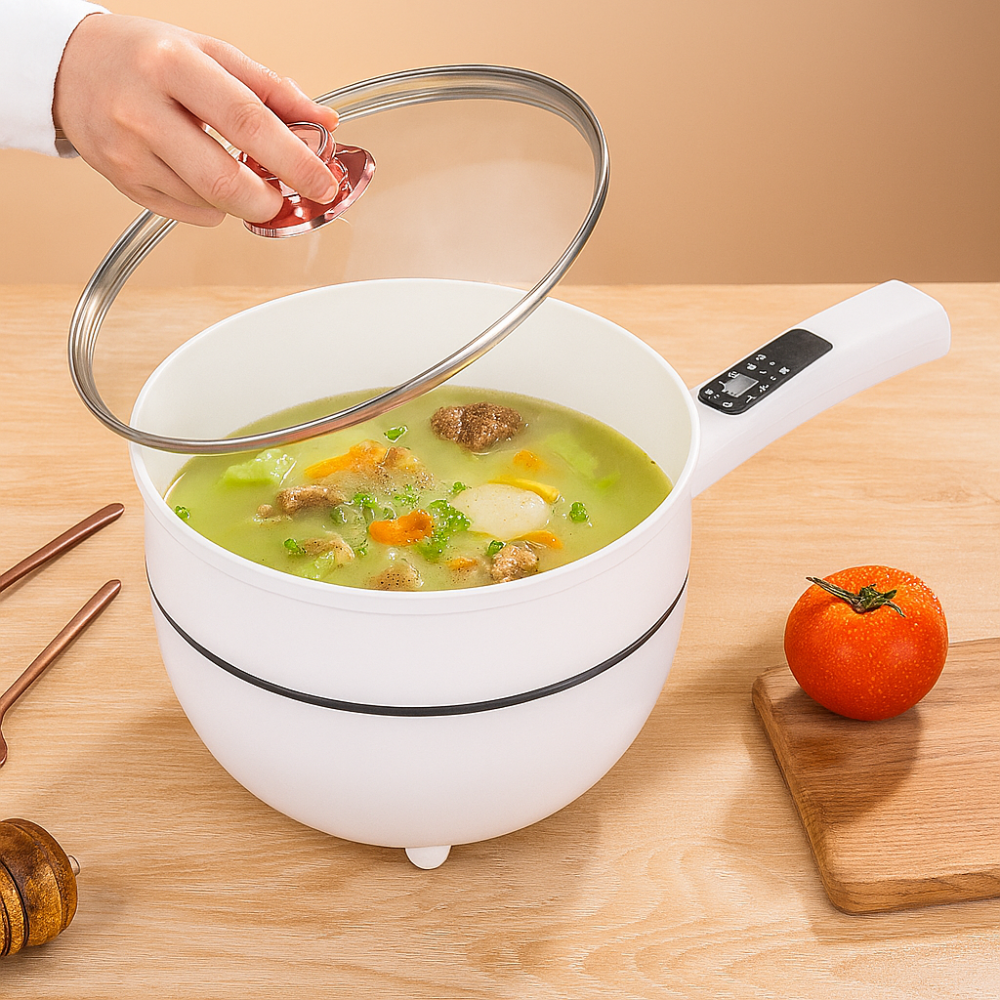 Poêle Électrique Multifonction HeatMaster - Cuisine Efficace et Facile