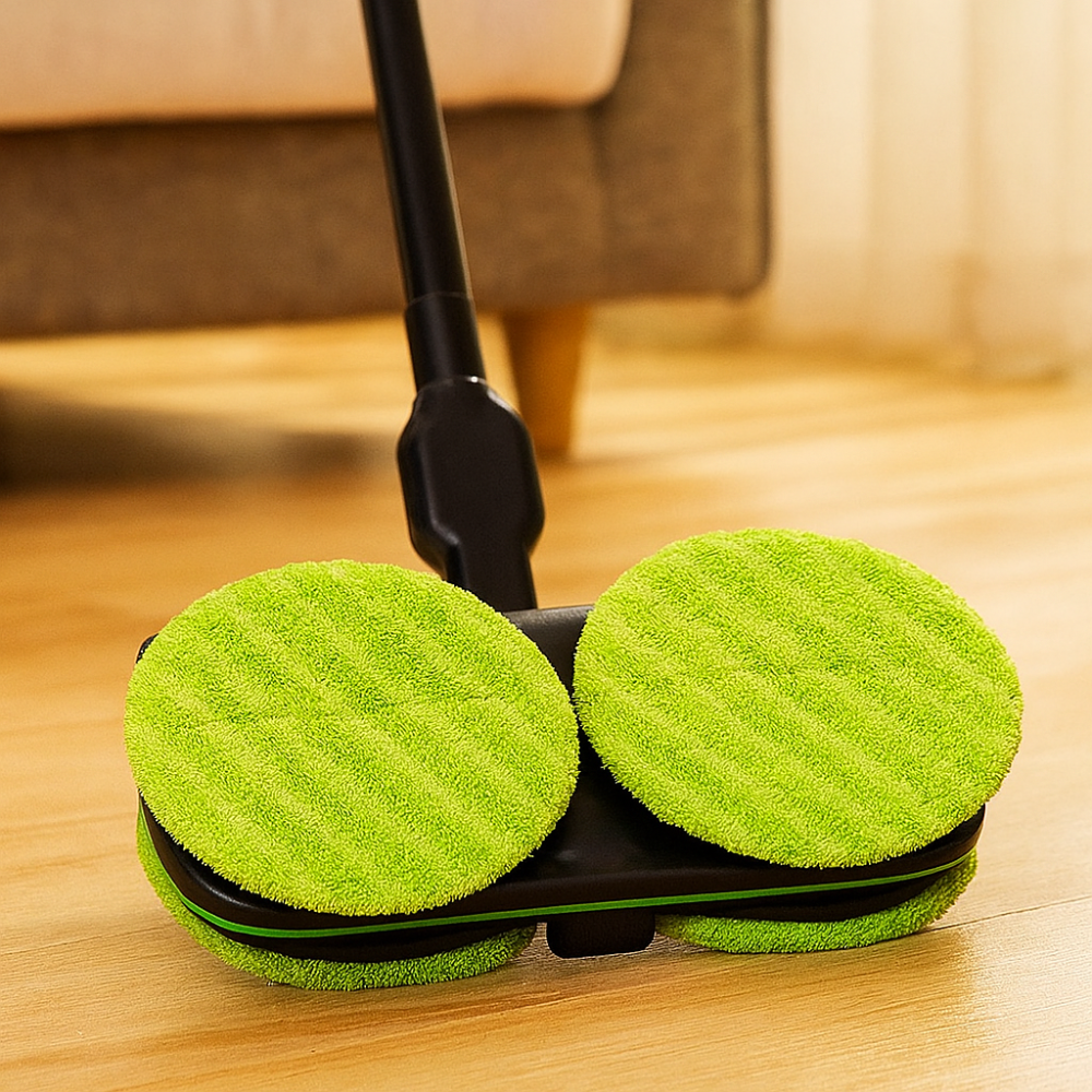 CleanBreeze - Système de moppe en microfibre à rotation rapide 360°