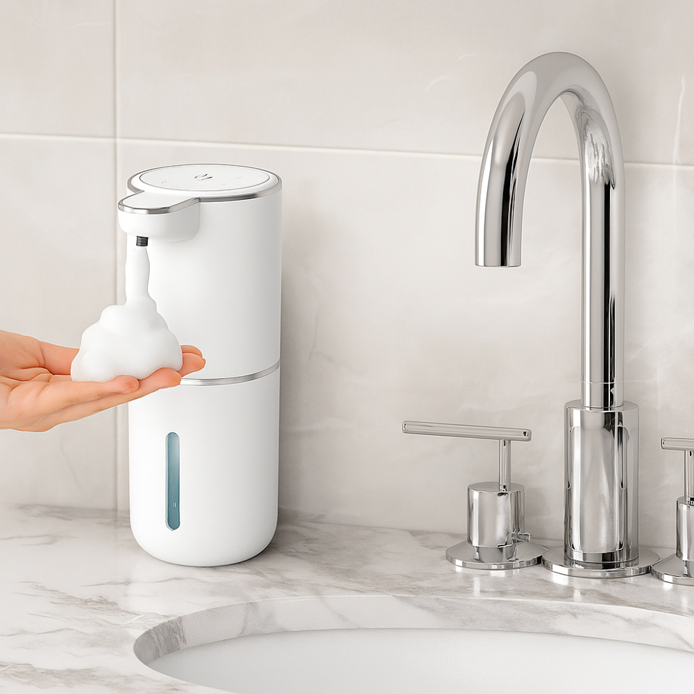 Distributeur de savon automatique – Pompe sensorielle sans contact pour un lavage des mains hygiénique