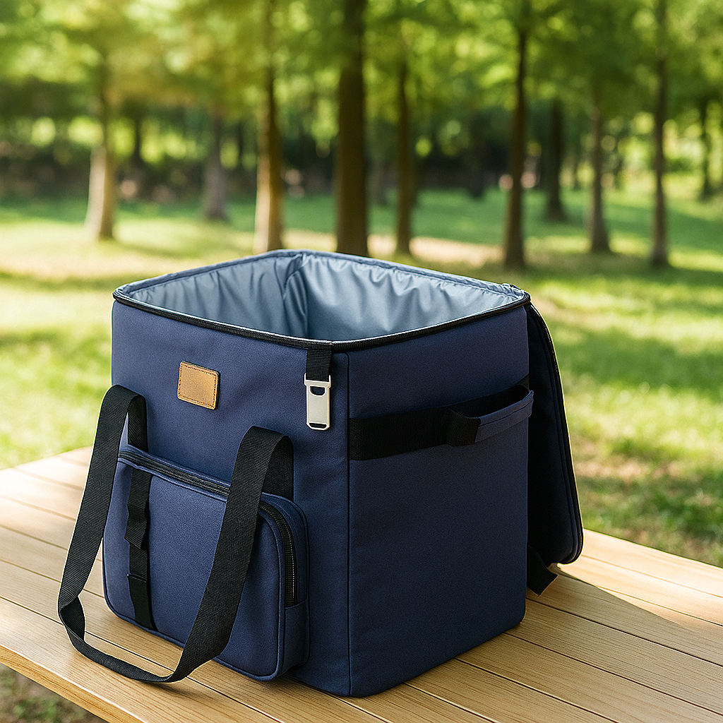 Grande glacière pliable – Sac multifonctionnel pour pique-nique et camping avec plusieurs compartiments