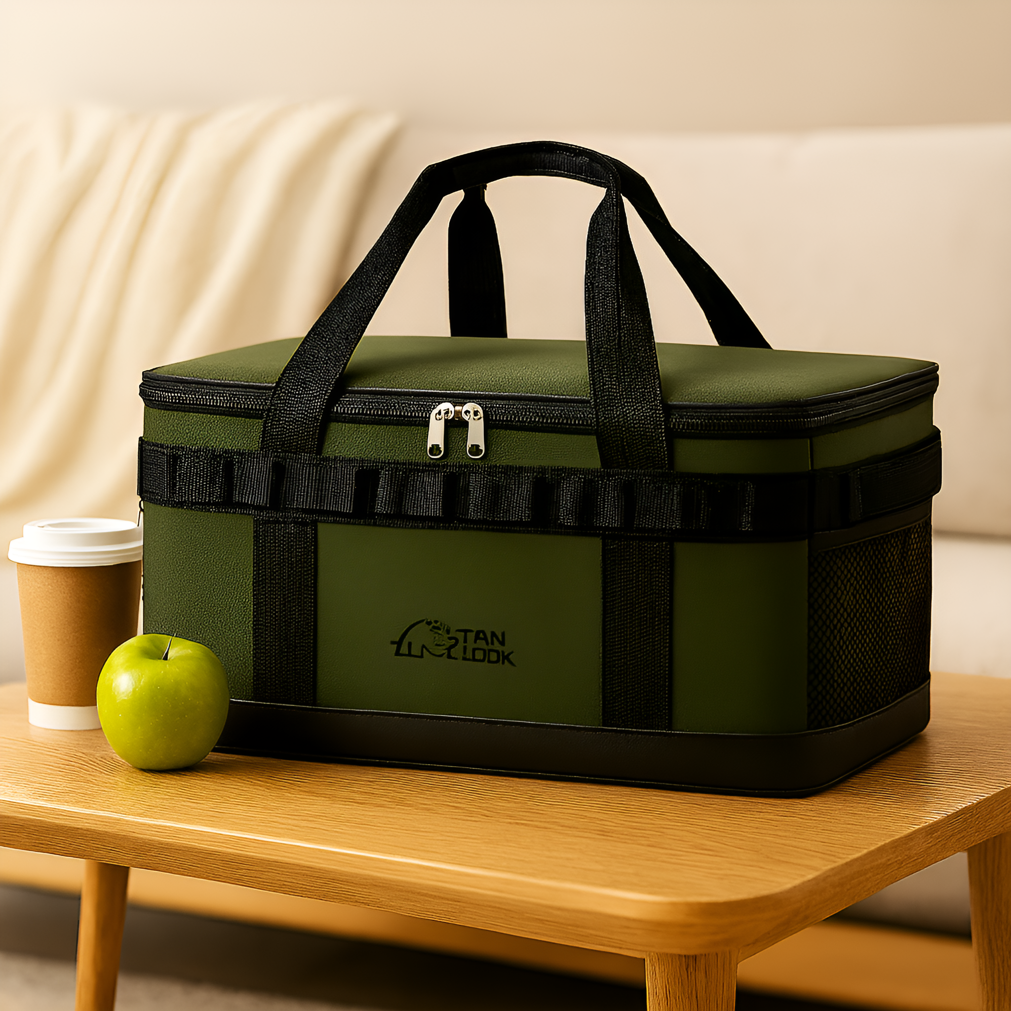 Sac de glace isolé à grande capacité – Caméra isotherme portable pour camping et randonnée