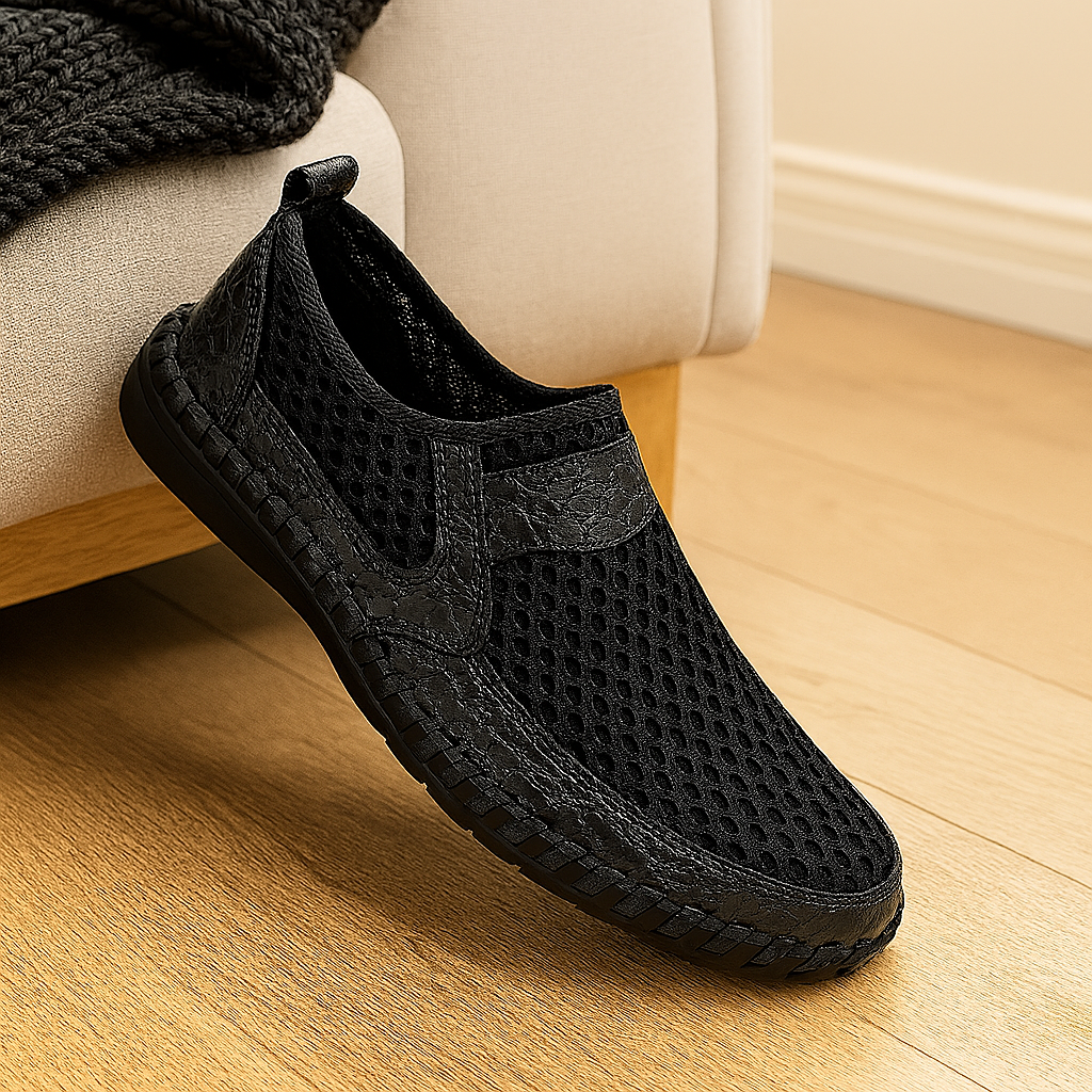 Loafer pour hommes – Chaussures décontractées à enfiler avec semelle en caoutchouc