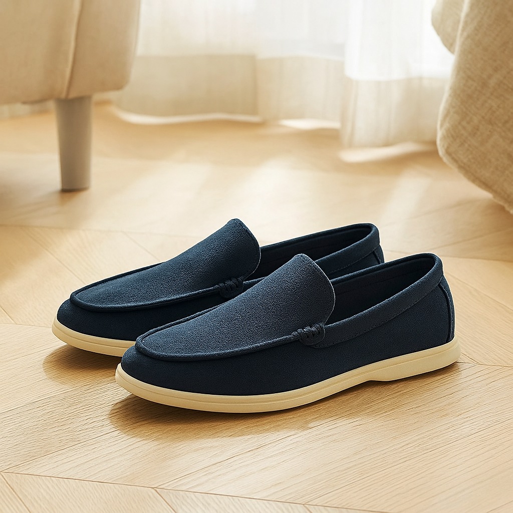 Bruno Classic Loafer en daim – Mocassins pour hommes faits à la main