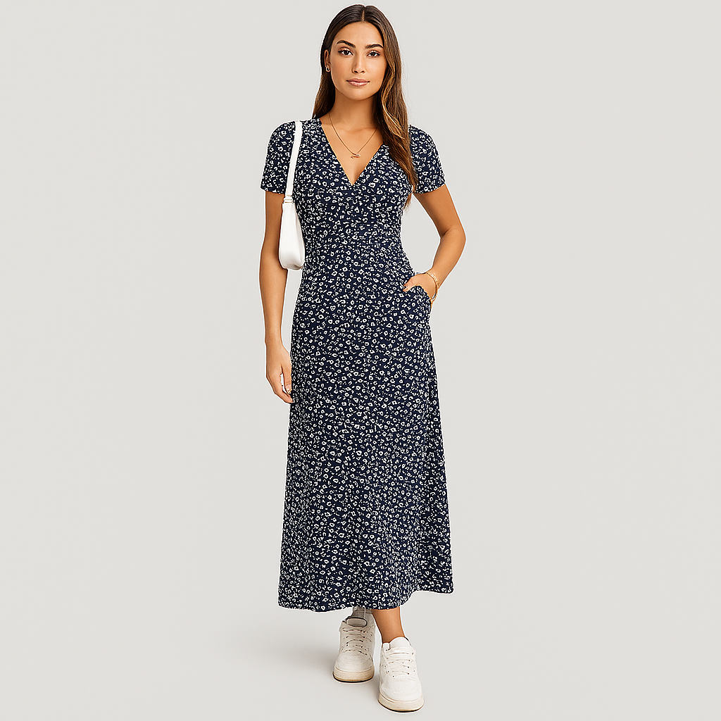 Robe longue – Élégante et fluide pour les journées d'été