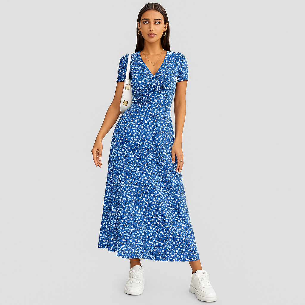 Robe longue – Élégante et fluide pour les journées d'été