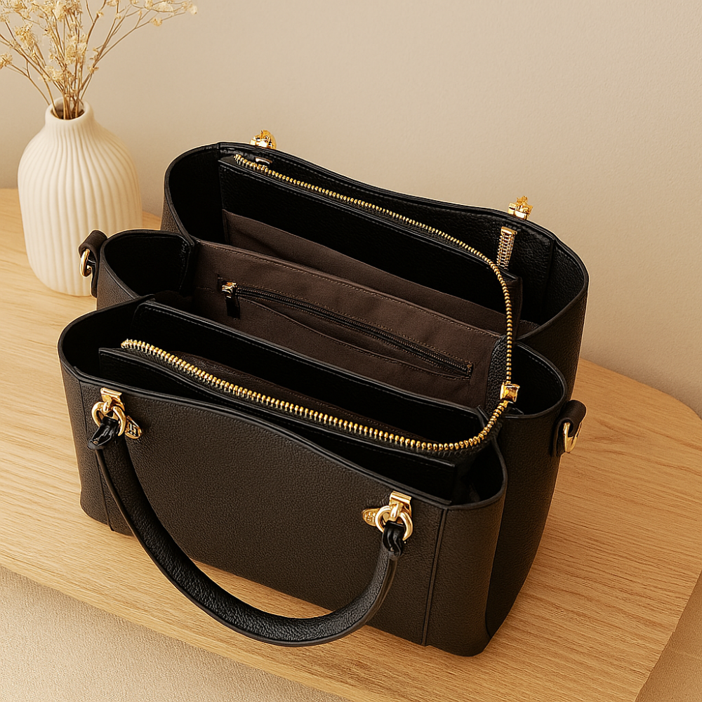 Sac à main à bandoulière – Design classique et polyvalent avec détails charmants