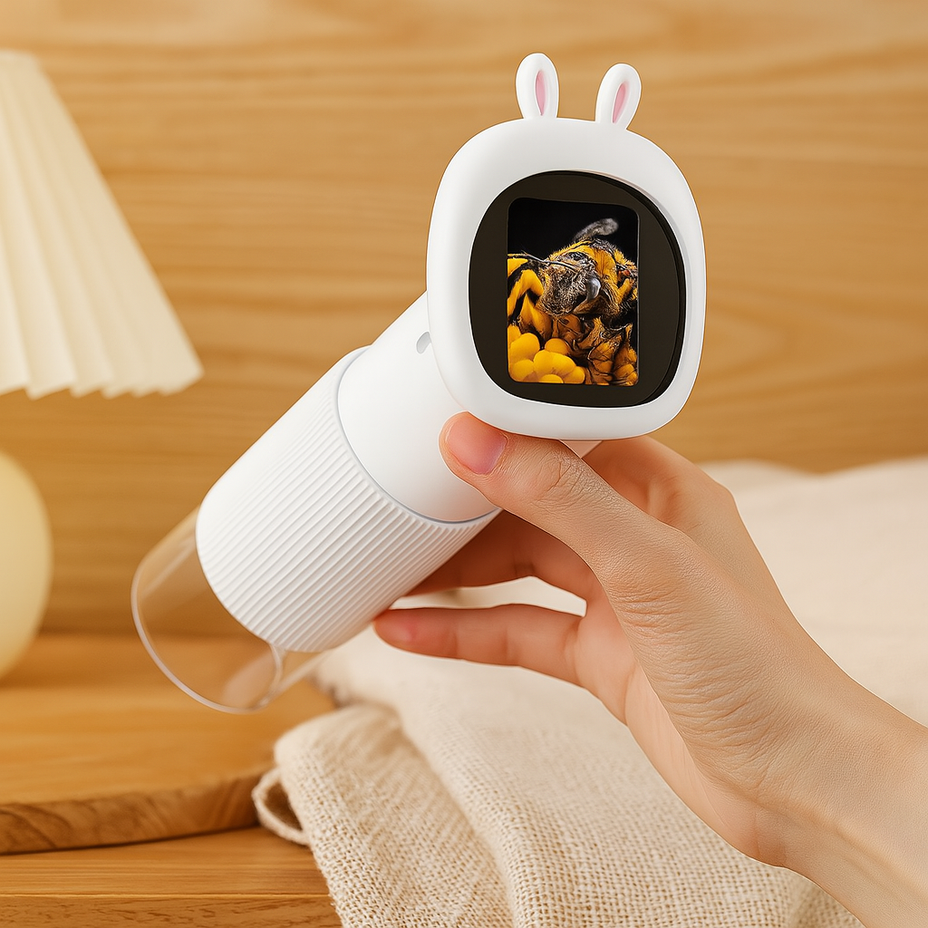 Lunette de lecture numérique pour enfants – Mini-appareil électronique avec caméra, écran et lampes LED
