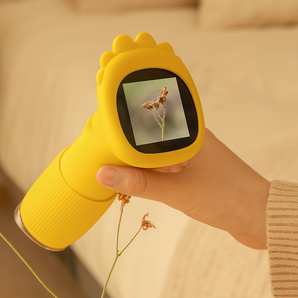 Lunette de lecture numérique pour enfants – Mini-appareil électronique avec caméra, écran et lampes LED