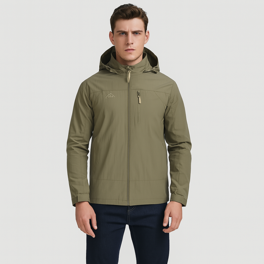 Veste à capuche imperméable tactique Logan pour hommes