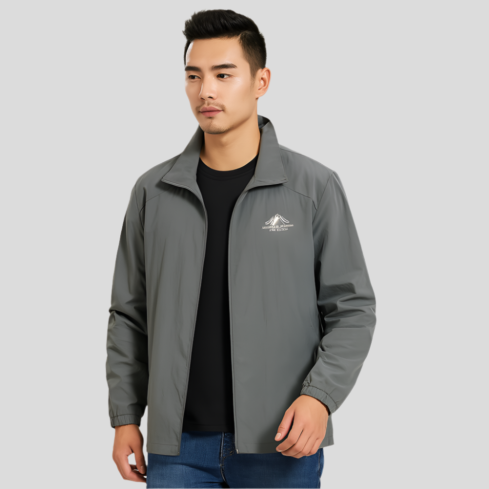 Veste Ethan pour homme – Manteau décontracté léger à fermeture éclair