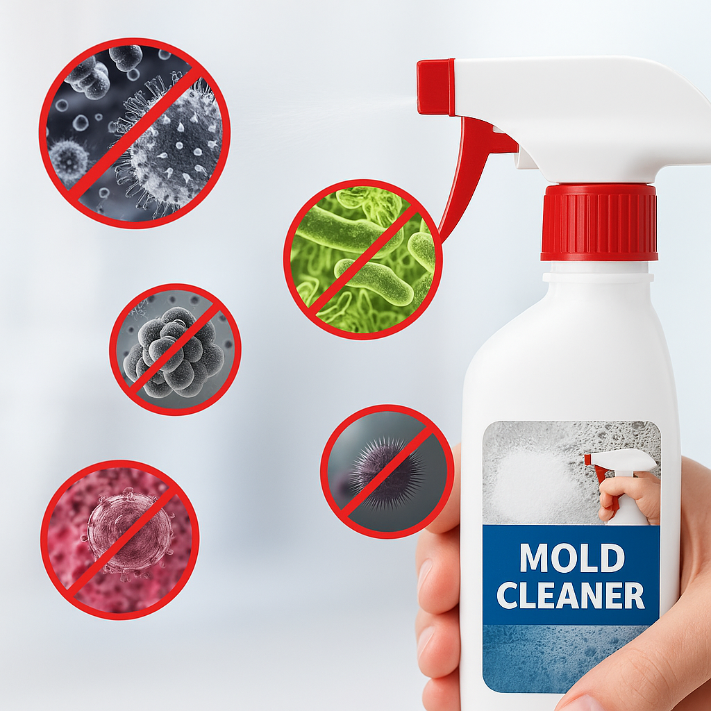 EcoClean – Spray Anti-Moisissure Naturel Sans Javel