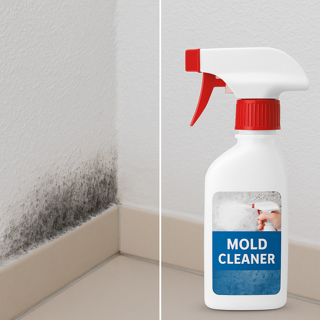 EcoClean – Spray Anti-Moisissure Naturel Sans Javel