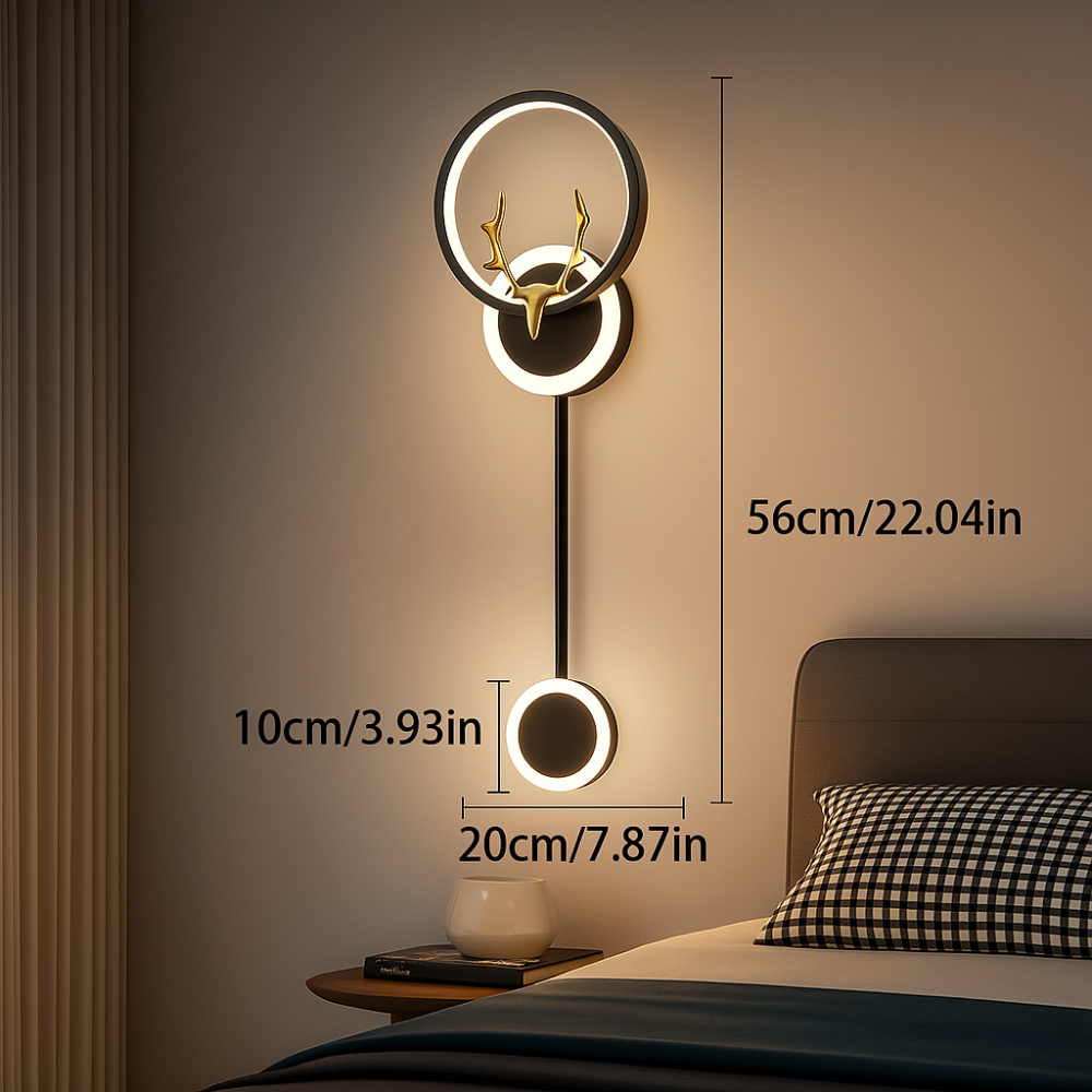 LumiNest – Lampe double élégante pour un éclairage minimaliste et d'ambiance à la maison
