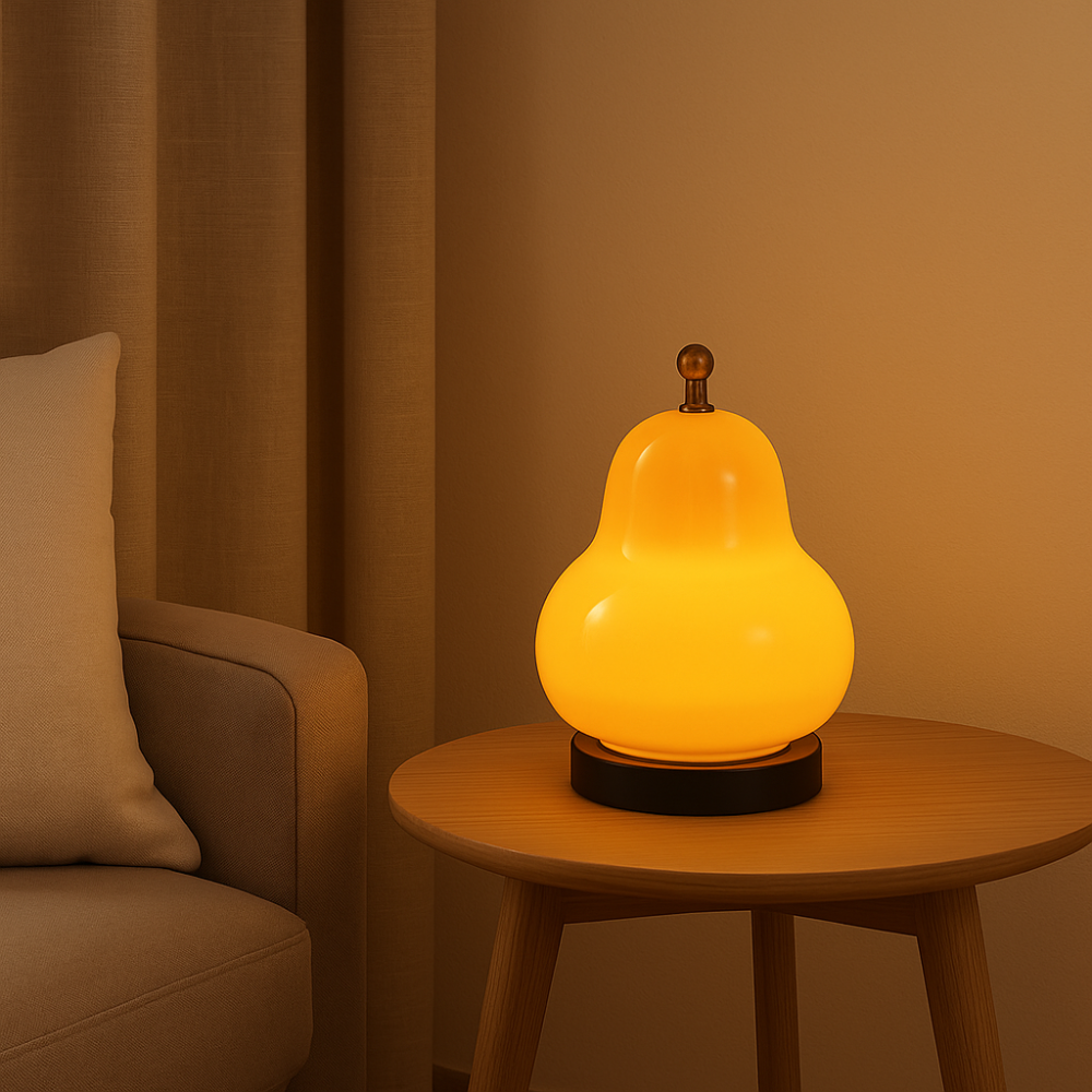GlowPear – Lampe en forme de poire à intensité variable tactile avec lumière chaude