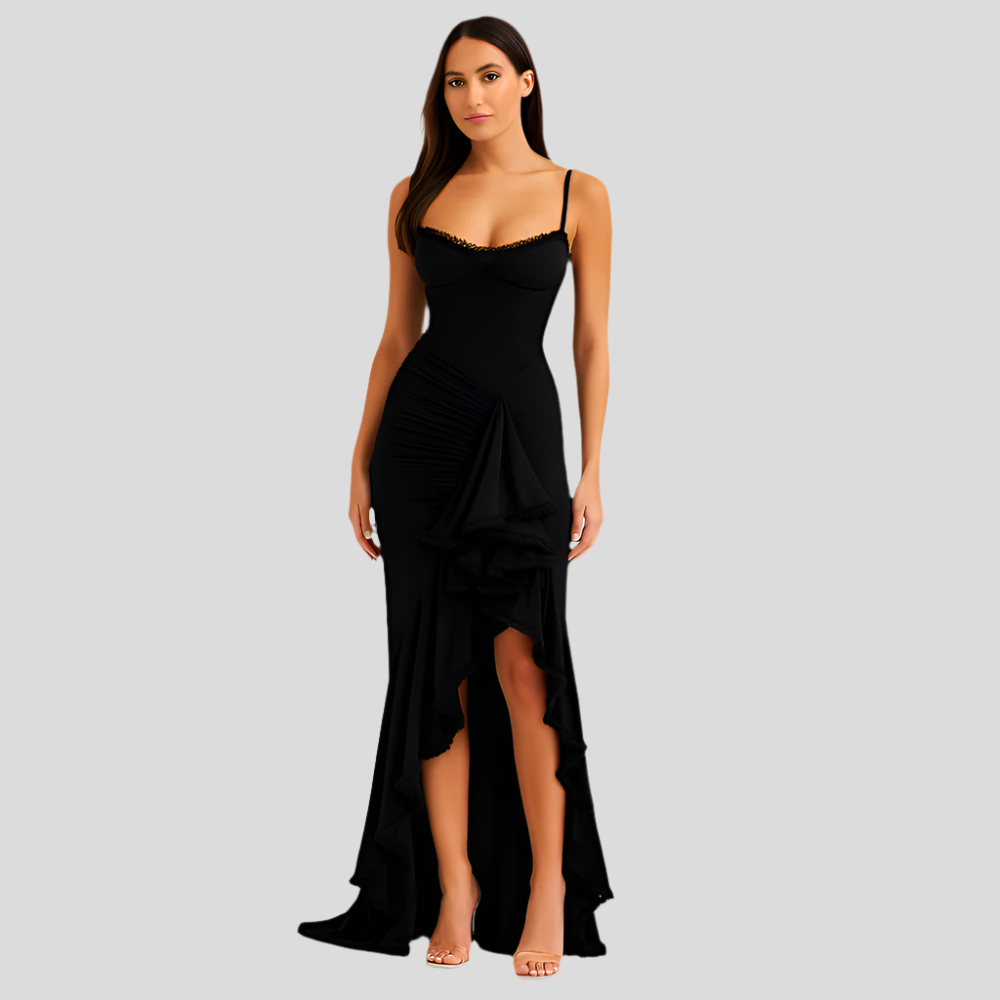 Selene – Robe de fête à ruchés et volants Dovetail