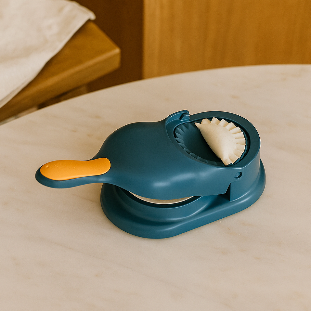 DoughMaster – Ensemble de 2 en 1 pour raviolis pour des dumplings maison rapides et parfaits