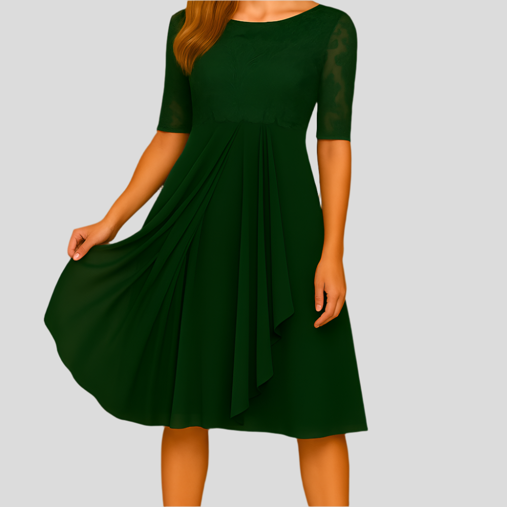 Elara – Robe blonde délicate pour occasions élégantes