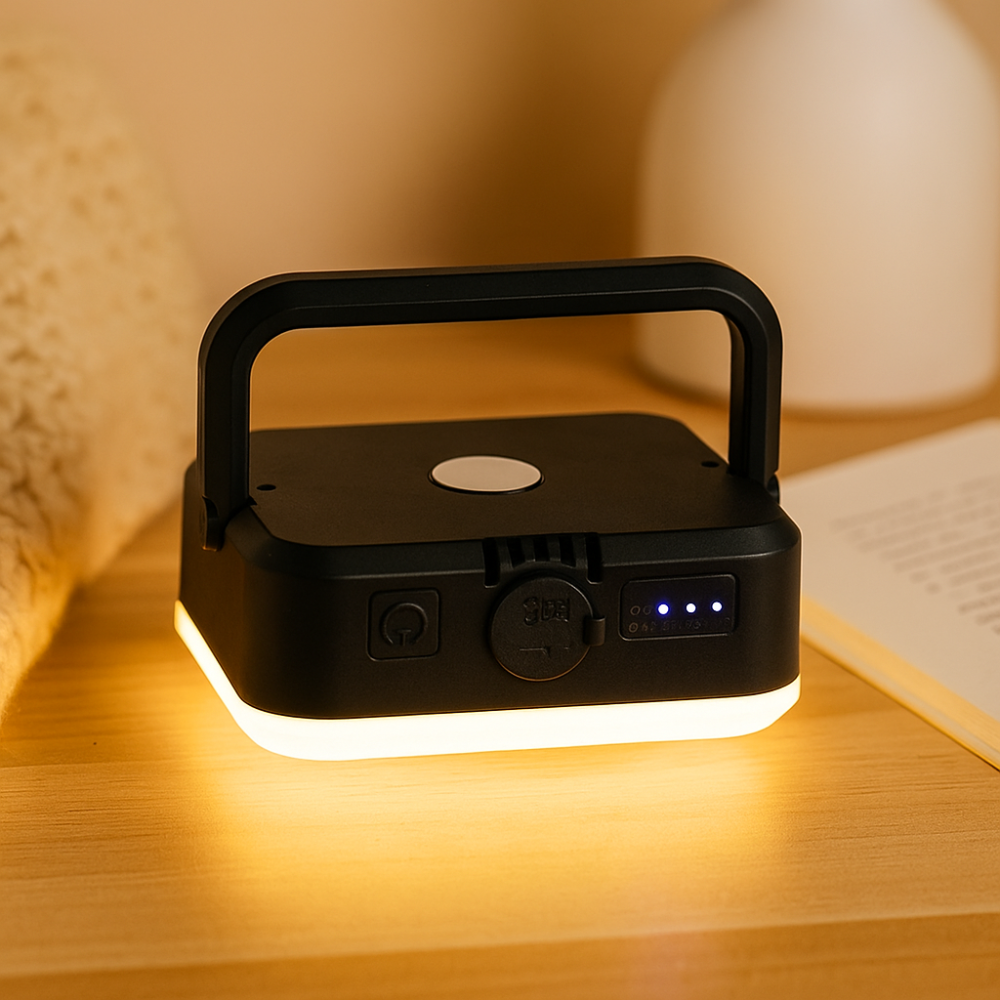 MagnaGlow – Lampe LED rechargeable magnétique au design arrondi et compact