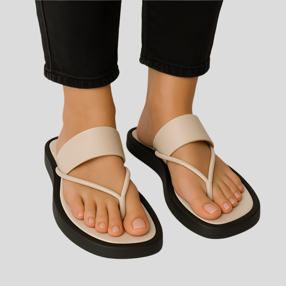 Mariani Dame Mules à semelles épaisses – Confort élégant pour les journées d'été