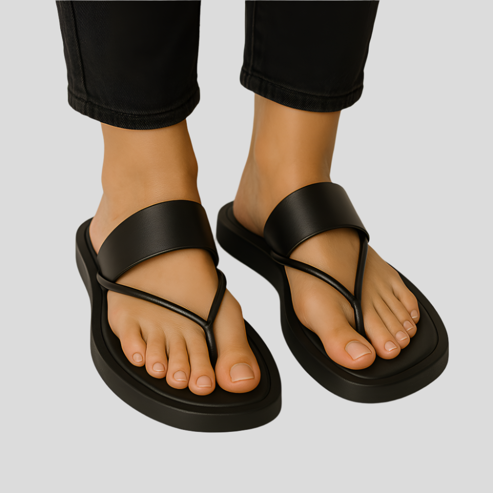 Mariani Dame Mules à semelles épaisses – Confort élégant pour les journées d'été