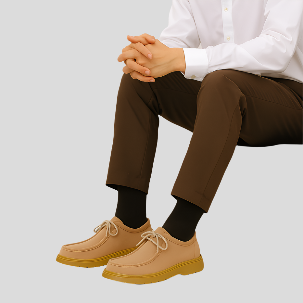 Bruce - Chaussures décontractées à lacets en daim pour homme