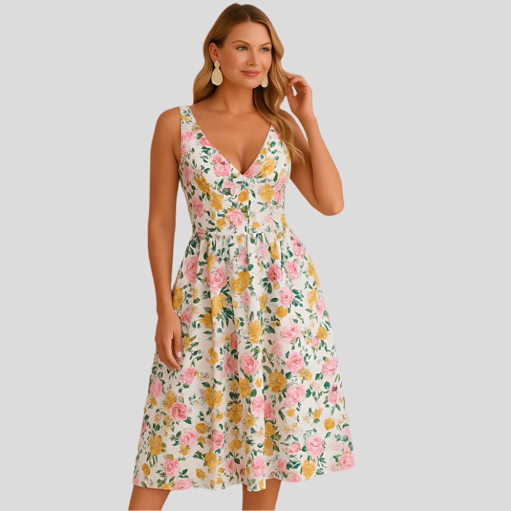 Alena – Robe d'été élégante et flatteuse