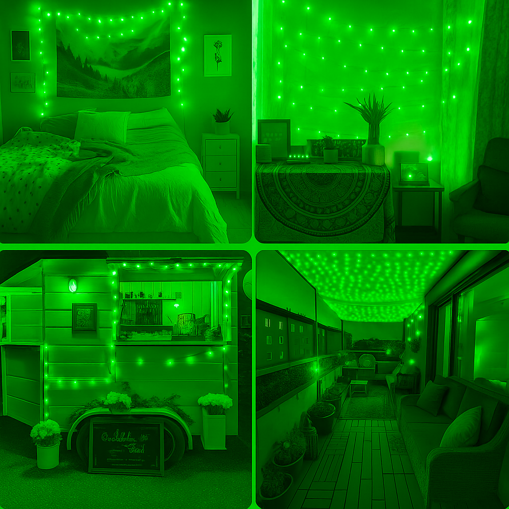 Guirlande lumineuse SolarGlow Halloween – Éclairage extérieur solaire pour jardin et terrasse