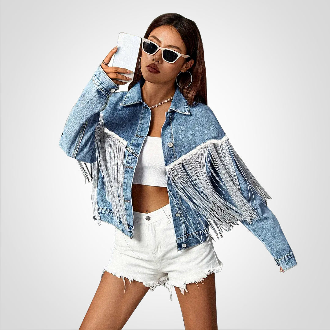 Veste en jean classique