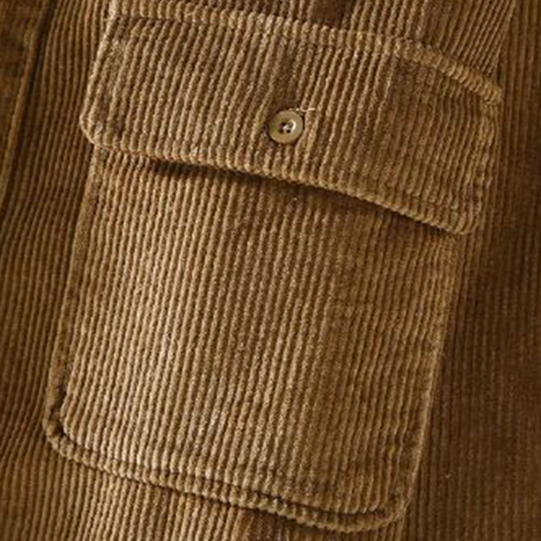 Noah - Chemise à manches longues en polaire intemporelle Forest