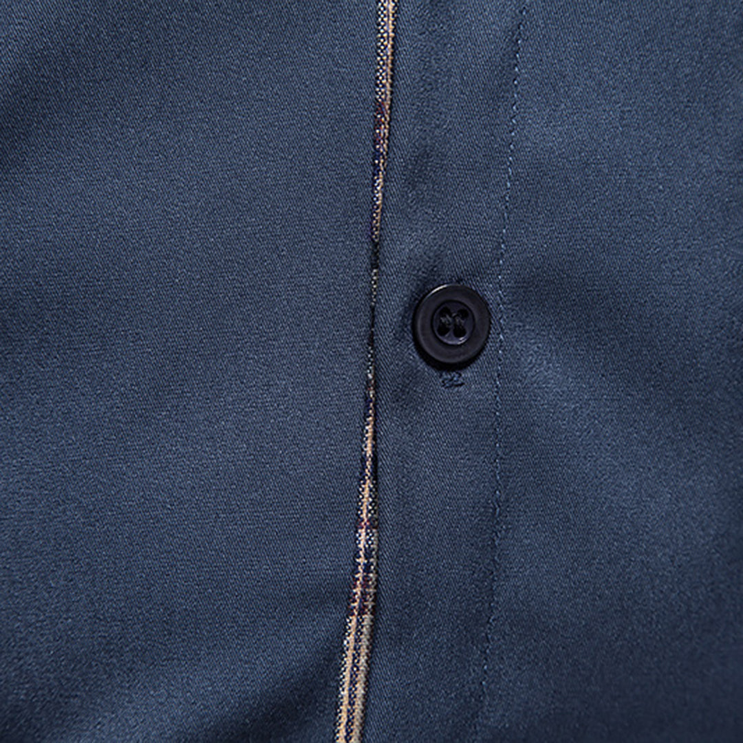 Noah - Chemise décontractée à manches longues avec boutons et poches