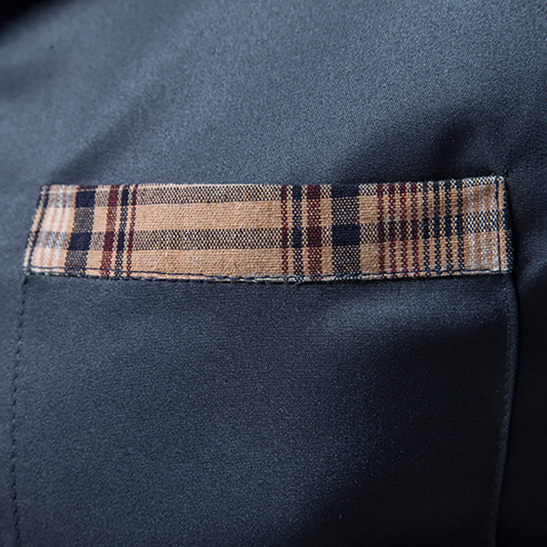 Noah - Chemise décontractée à manches longues avec boutons et poches