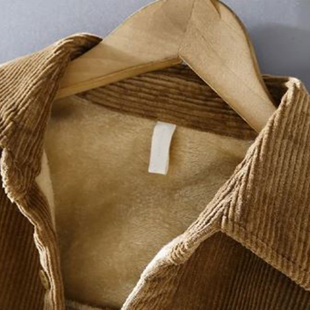 Noah - Chemise à manches longues en polaire intemporelle Forest