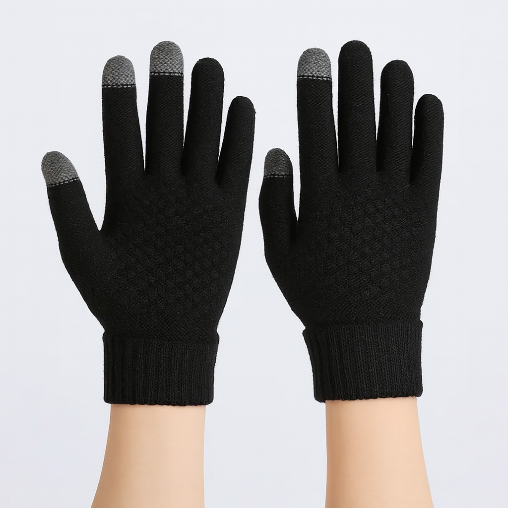 ColdGrip | Gants de sport d'hiver épaissis – compatibles écran tactile pour la randonnée et le vélo