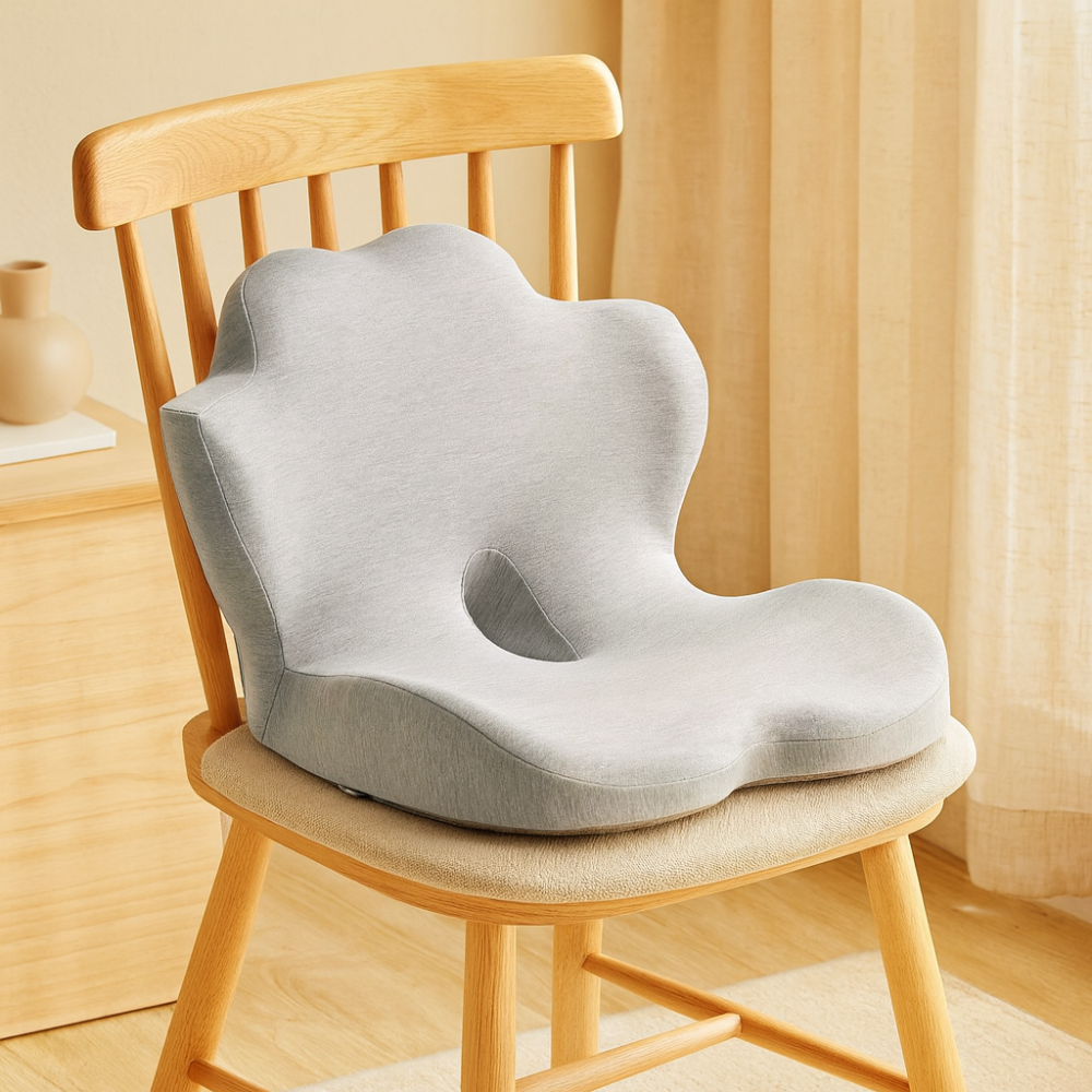 ComfyRest | Coussin de siège ergonomique avec dossier intégré