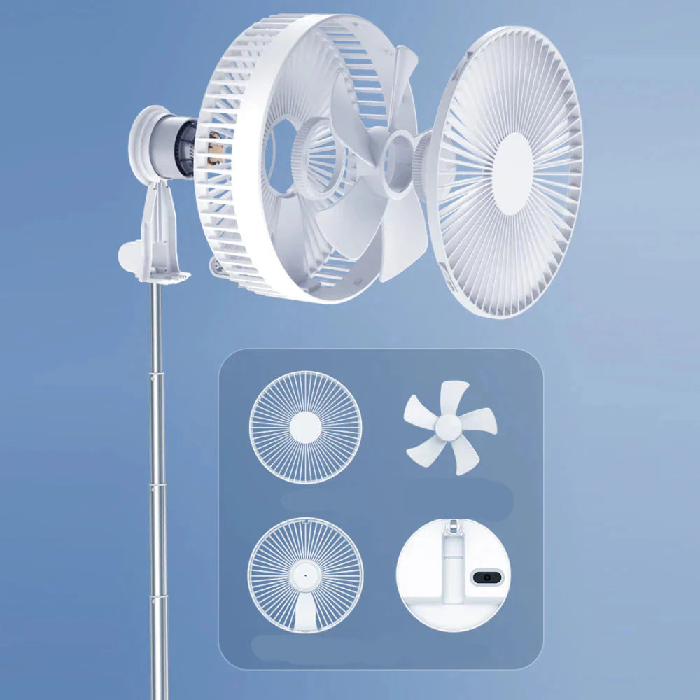 BreezeMate - Ventilateur de bureau pliable et réglable