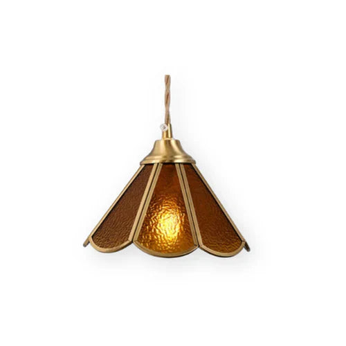 LumiGlas Suspension – Éclairage Élégant avec Abat-jour en Verre Texturé