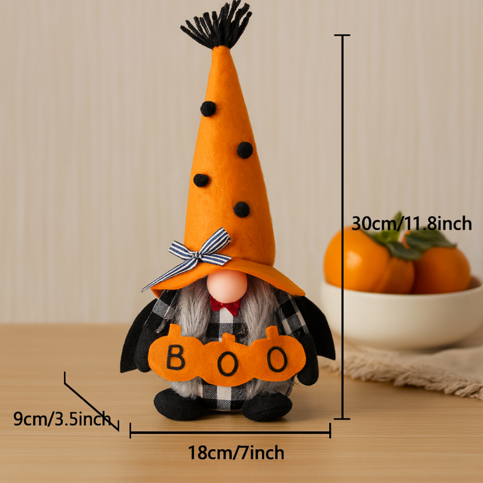 Crawlwick | Ensemble de bannières Halloween nains et citrouille en polyester