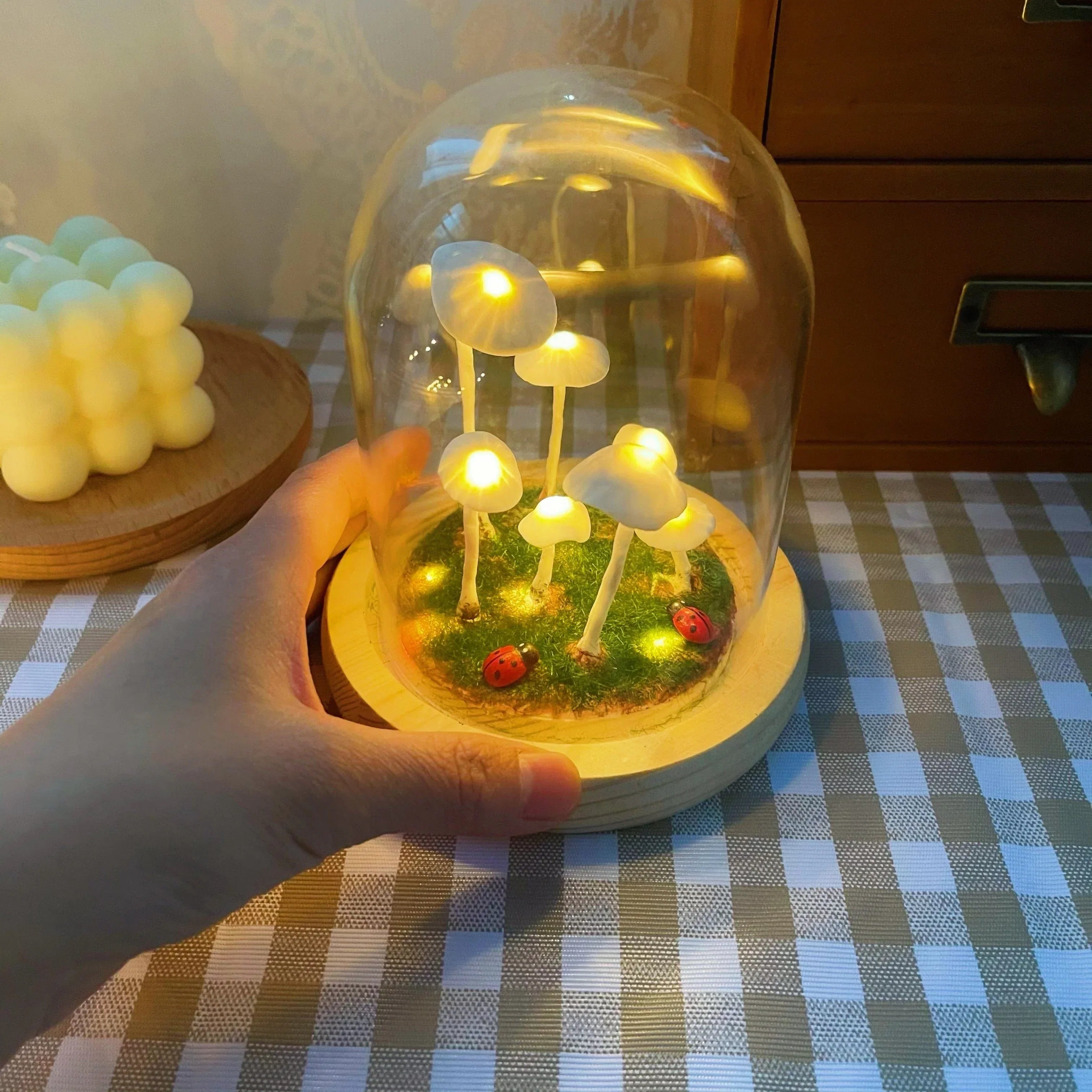 LumiTerra DIY Lumière en Verre avec Éponge