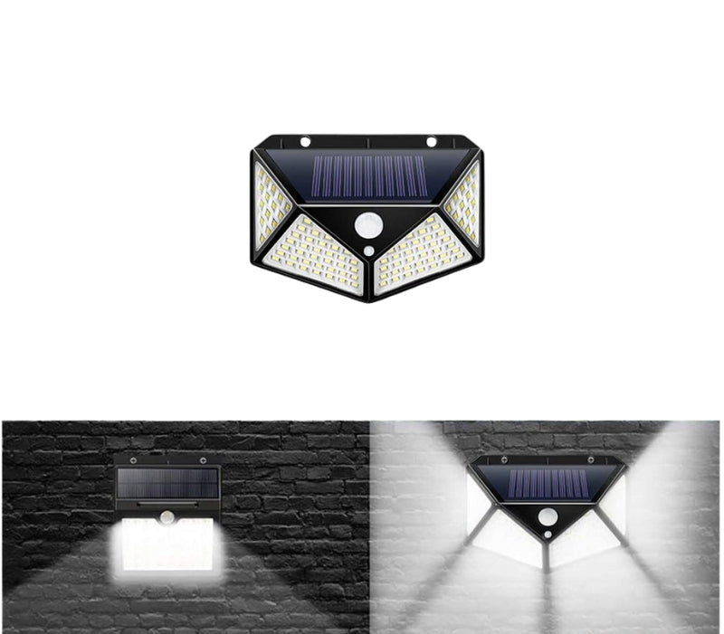Lampe solaire EcoBright avec capteur de mouvement