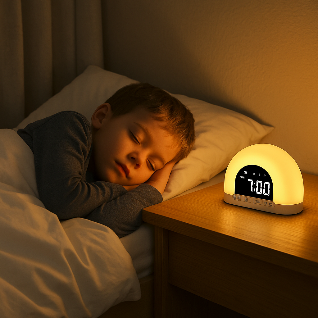 DayRise | Lampe de réveil intelligente avec deux alarmes