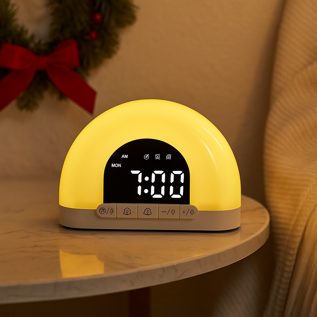 DayRise | Lampe de réveil intelligente avec deux alarmes