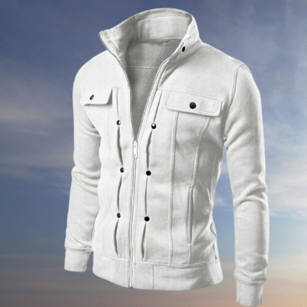 Veste zippée Luke avec col montant