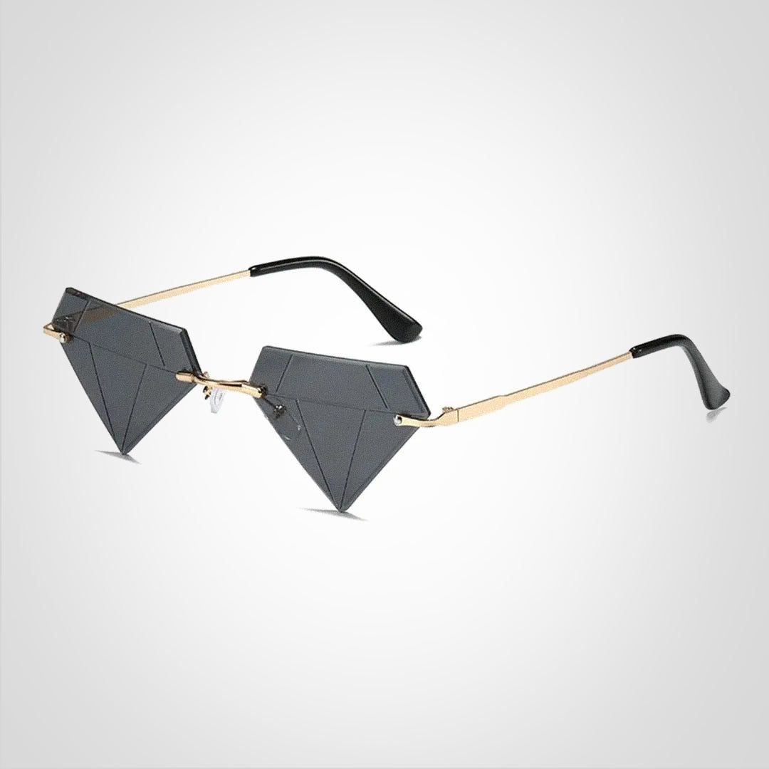 Lunettes de soleil en forme de diamant Clara avec protection UV400 – Design élégant et moderne