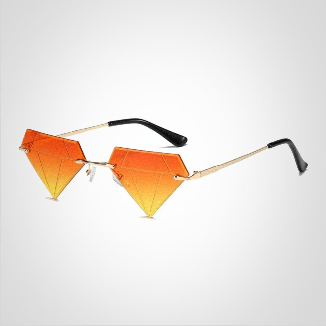 Lunettes de soleil en forme de diamant Clara avec protection UV400 – Design élégant et moderne