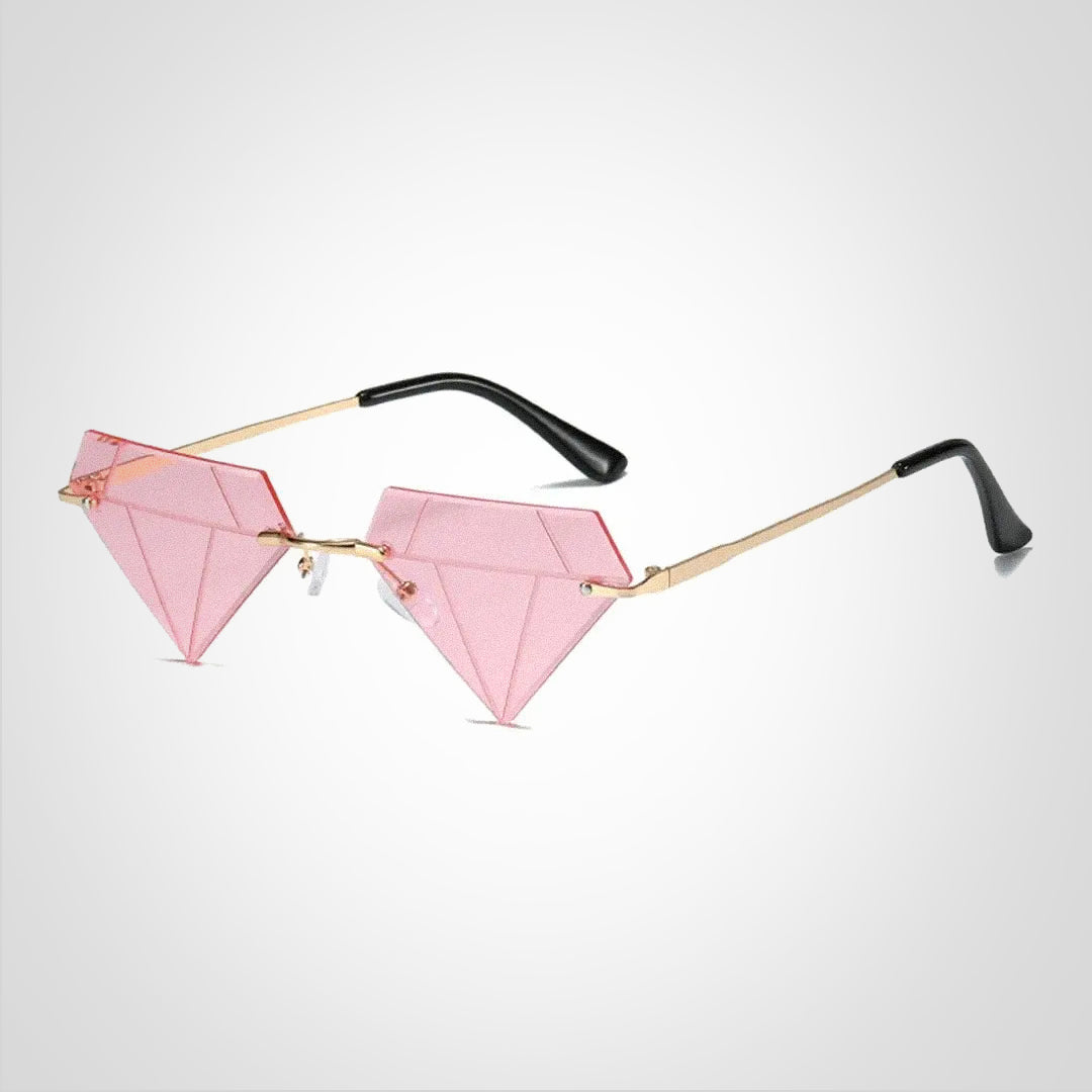 Lunettes de soleil en forme de diamant Clara avec protection UV400 – Design élégant et moderne