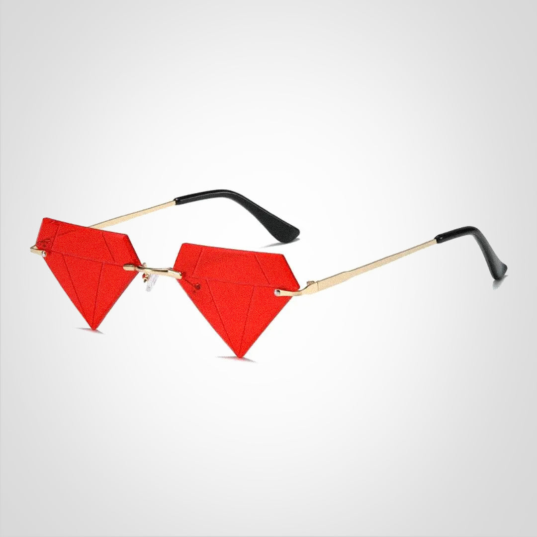 Lunettes de soleil en forme de diamant Clara avec protection UV400 – Design élégant et moderne