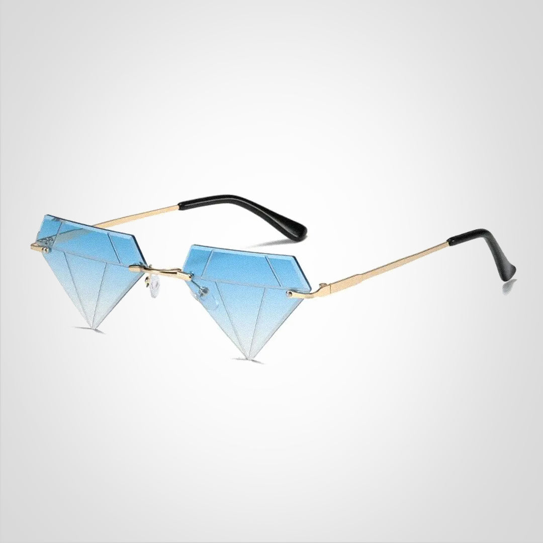 Lunettes de soleil en forme de diamant Clara avec protection UV400 – Design élégant et moderne