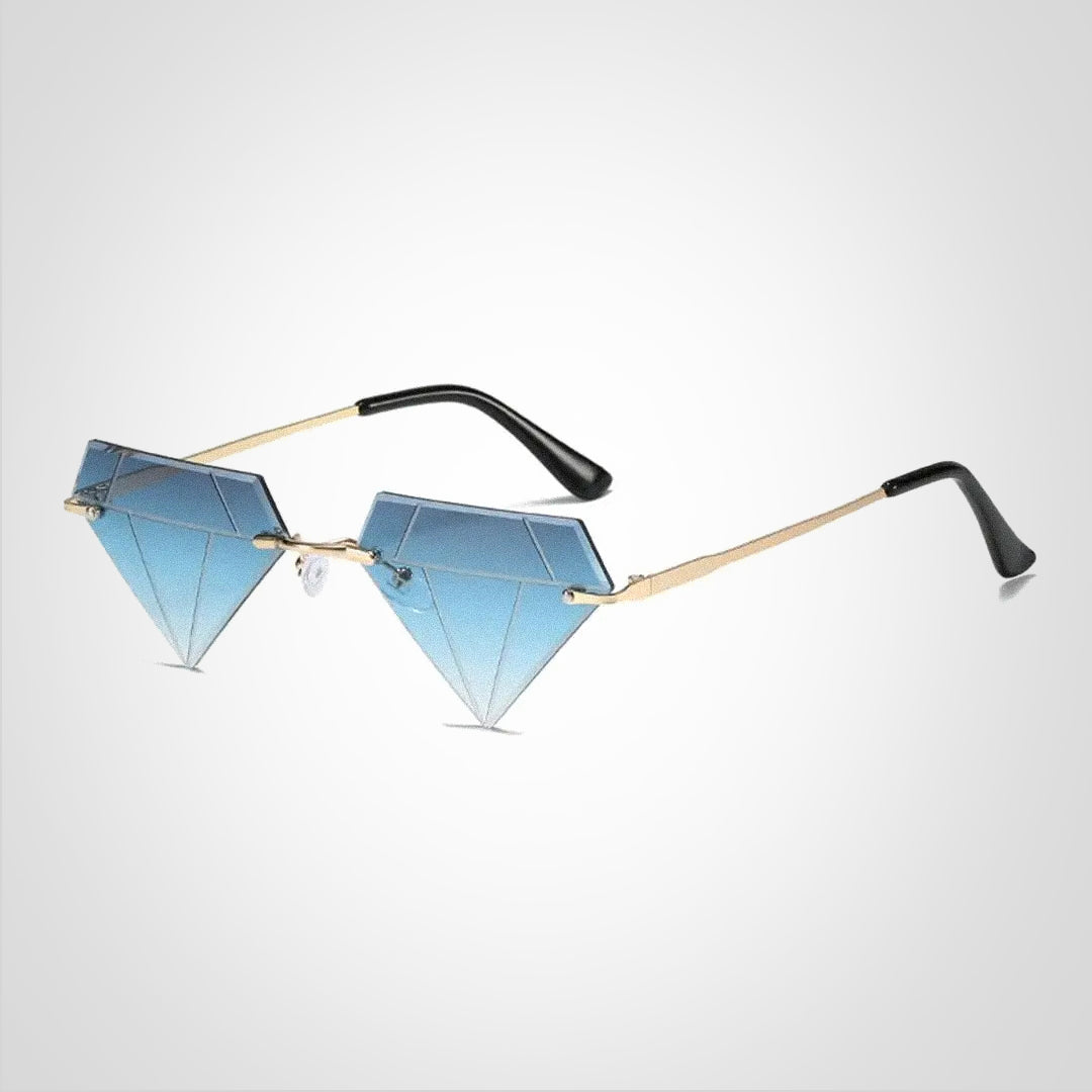 Lunettes de soleil en forme de diamant Clara avec protection UV400 – Design élégant et moderne
