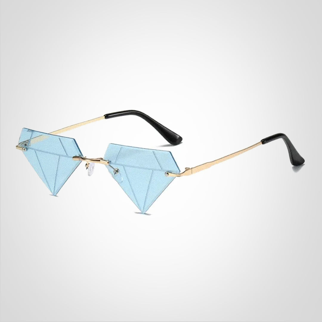 Lunettes de soleil en forme de diamant Clara avec protection UV400 – Design élégant et moderne