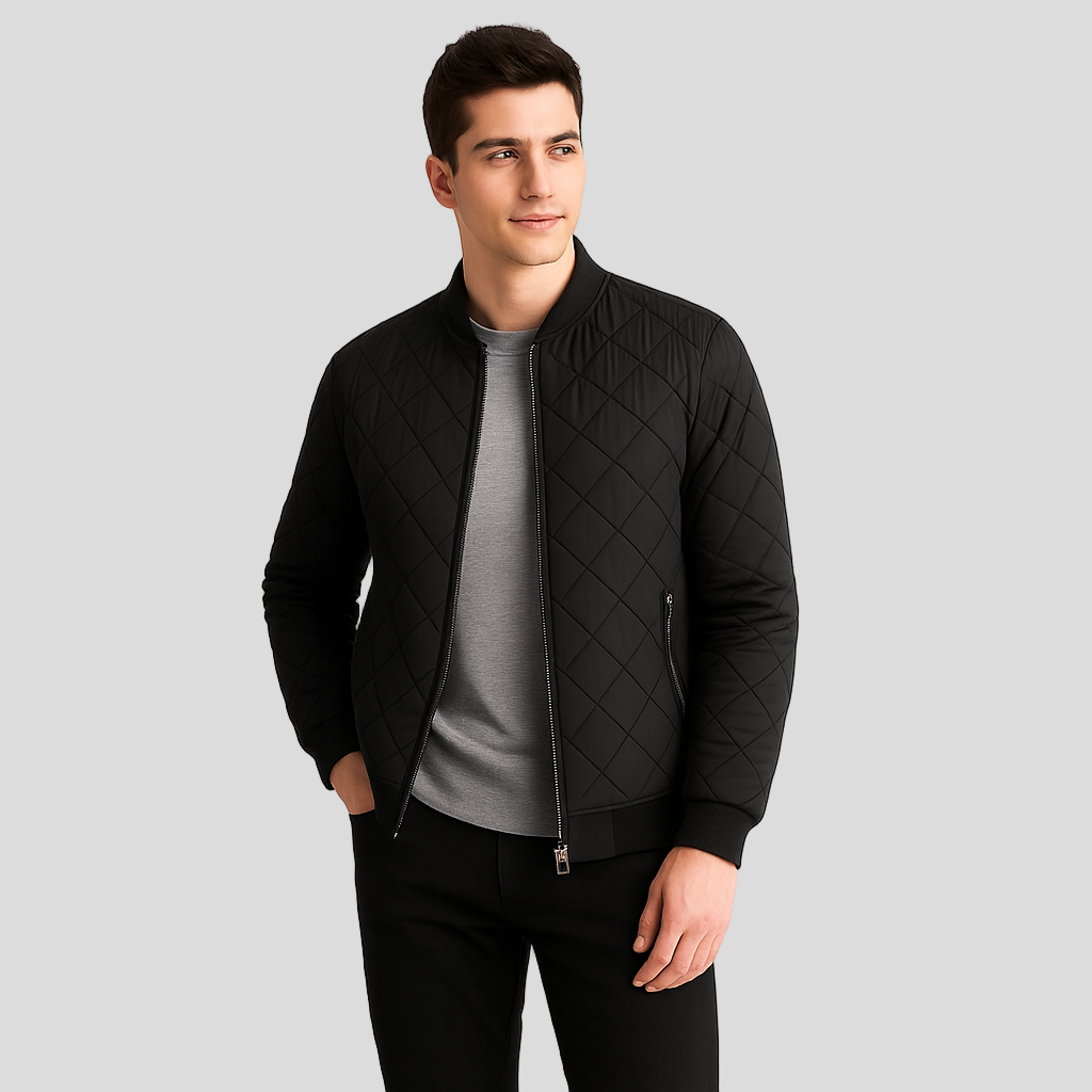 Dominique | Veste à col de baseball